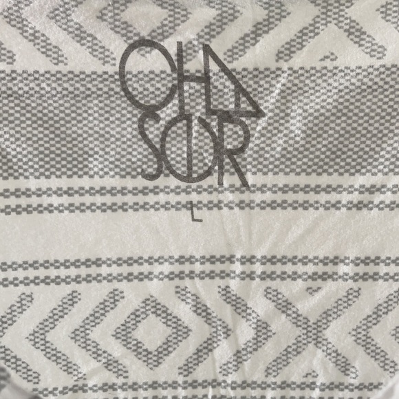 Cute Tribal Print Tank with Fringe - L - Picture 3 of 6